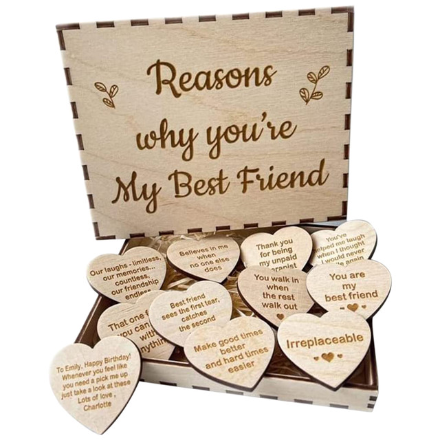 Unique Best Friend Gifts For Women Wooden Box Reasons Why You Are My Best  Friend Friendship & Best Gifts For Women Friends - AliExpress